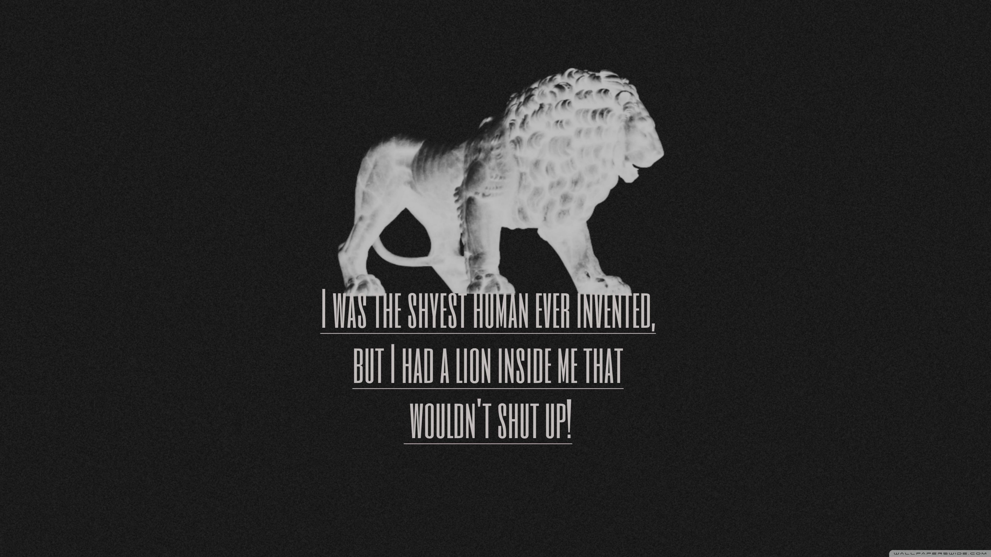 Lion Quotes Wallpapers Wallpaper Cave