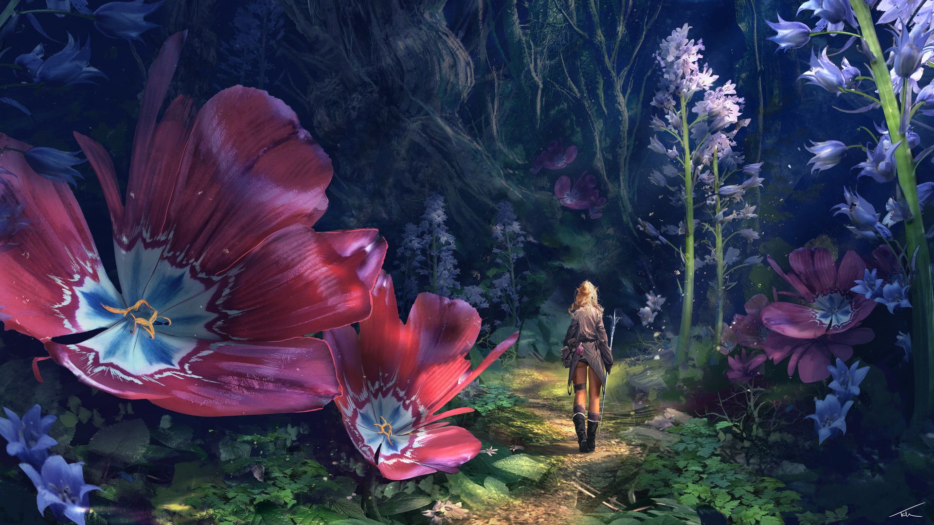 Flower Fantasy Wallpapers Wallpaper Cave