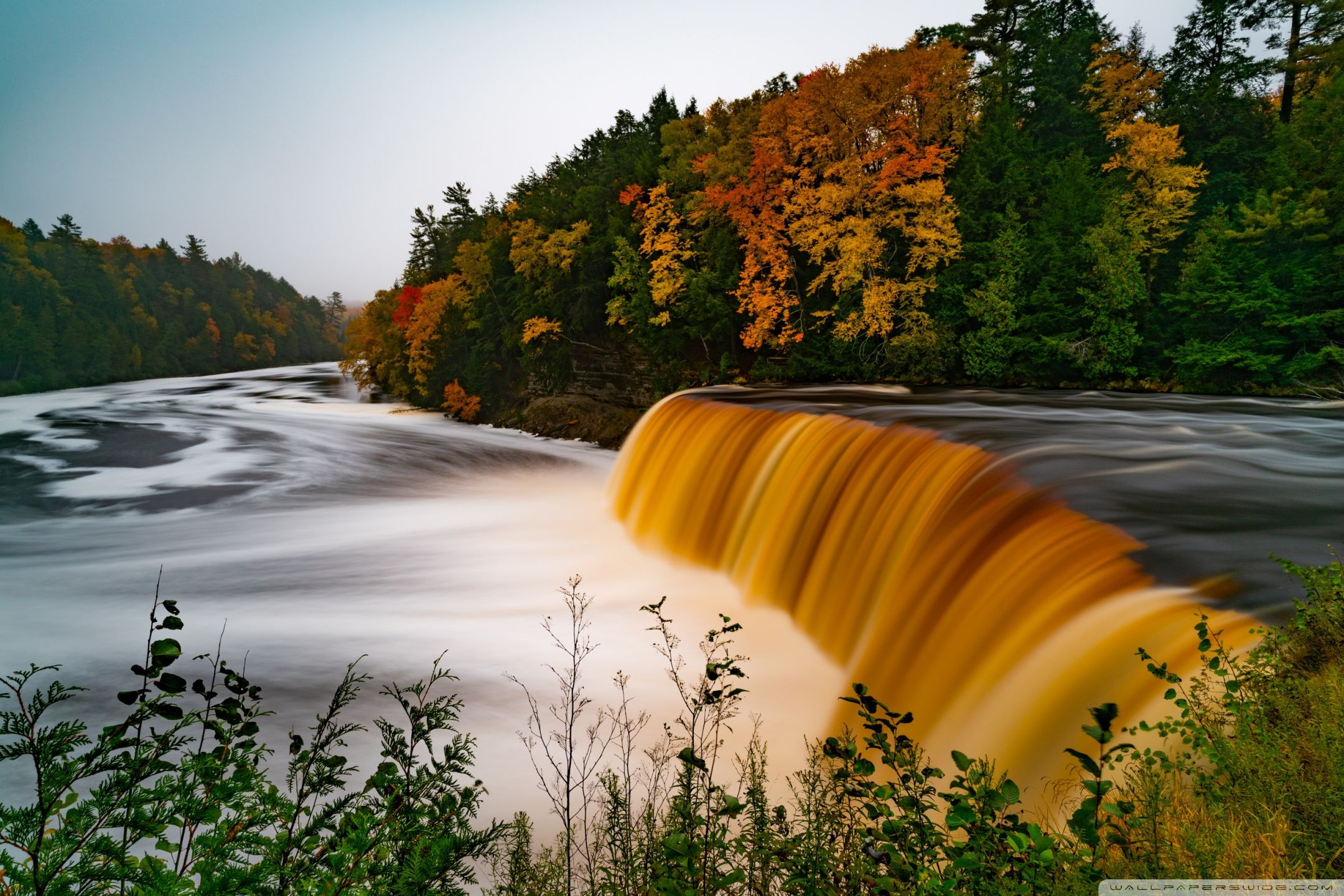 Tahquamenon Falls Michigan Wallpapers Wallpaper Cave