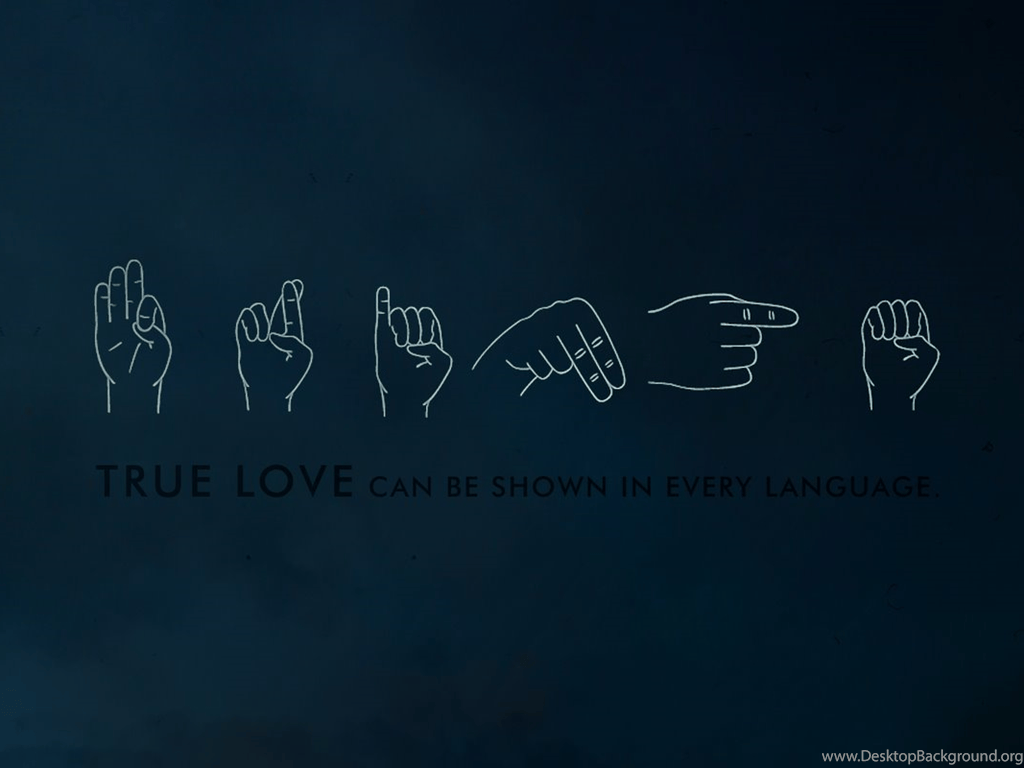 Sign Language Wallpapers Wallpaper Cave