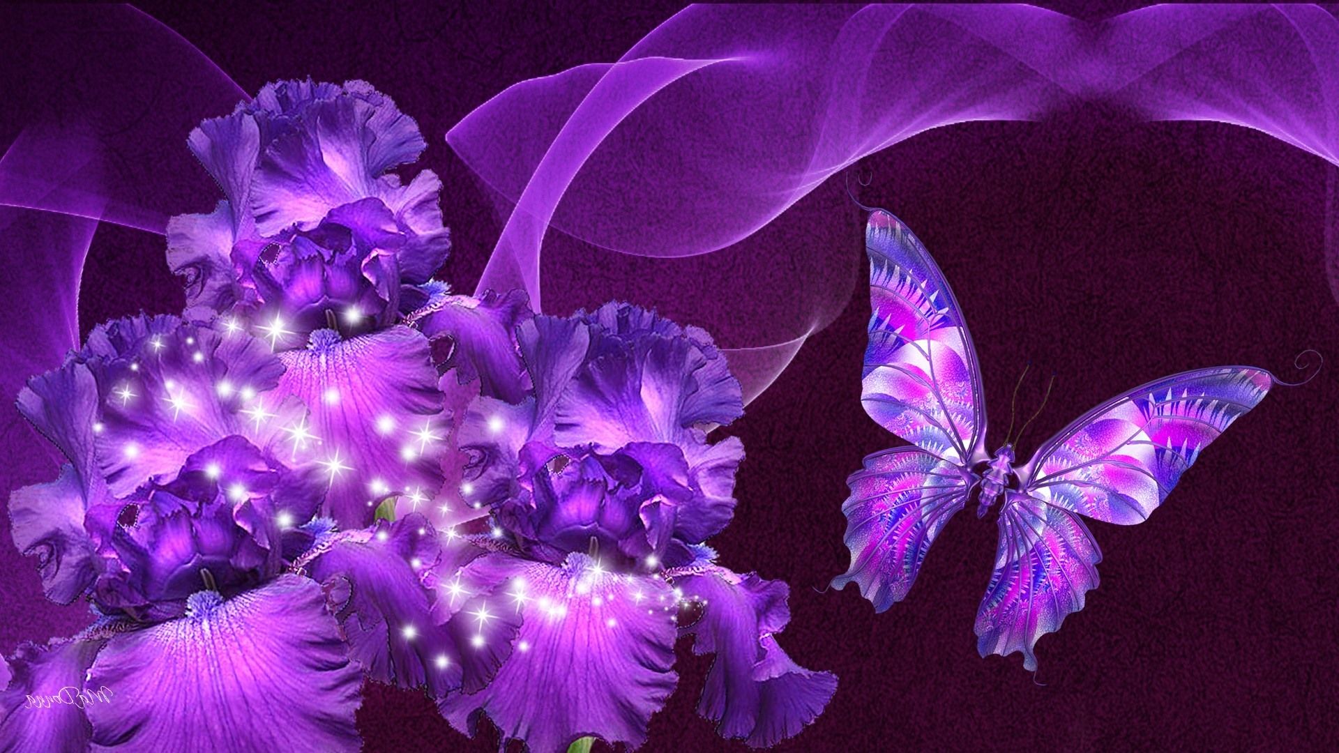 Aesthetic Purple Butterfly Wallpapers Wallpaper Cave