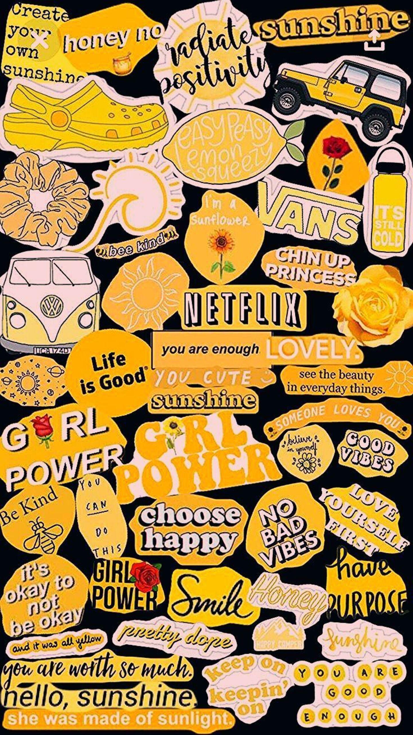 Yellow VSCO Girl Wallpapers Wallpaper Cave