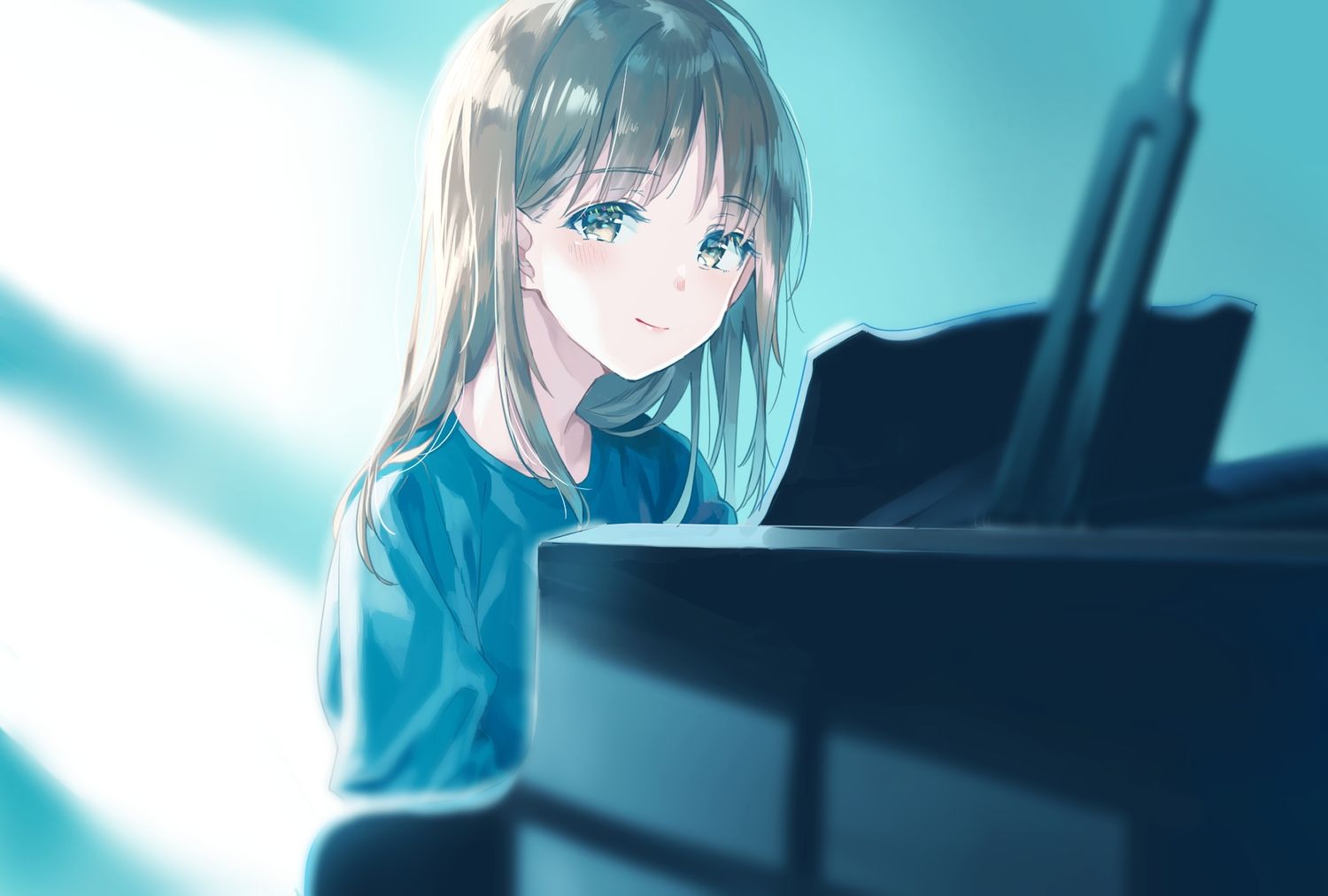 Girls With Piano Anime Wallpapers Wallpaper Cave