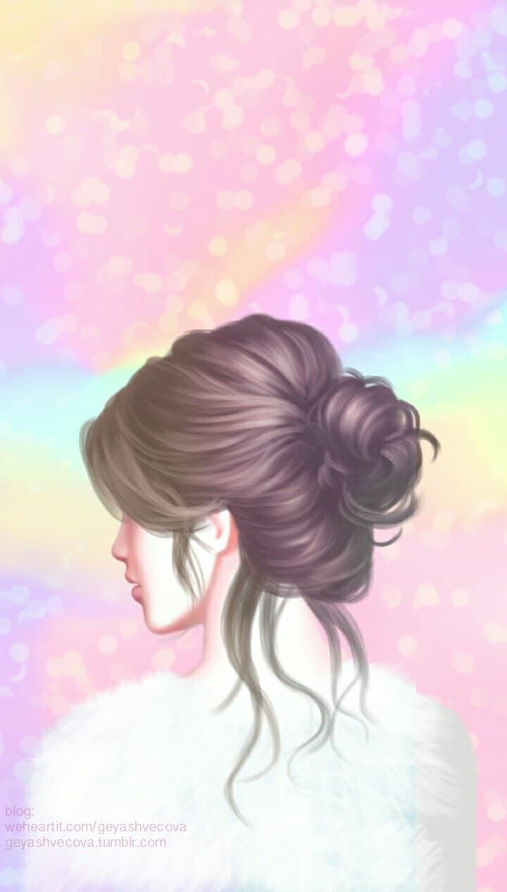 Cute Cartoon Girl Wallpapers Wallpaper Cave