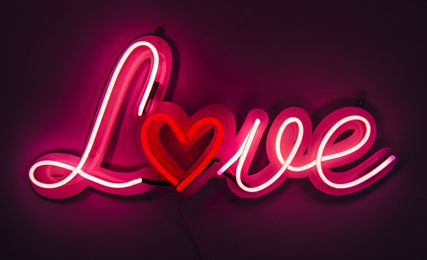 Neon Love Wallpapers Wallpaper Cave