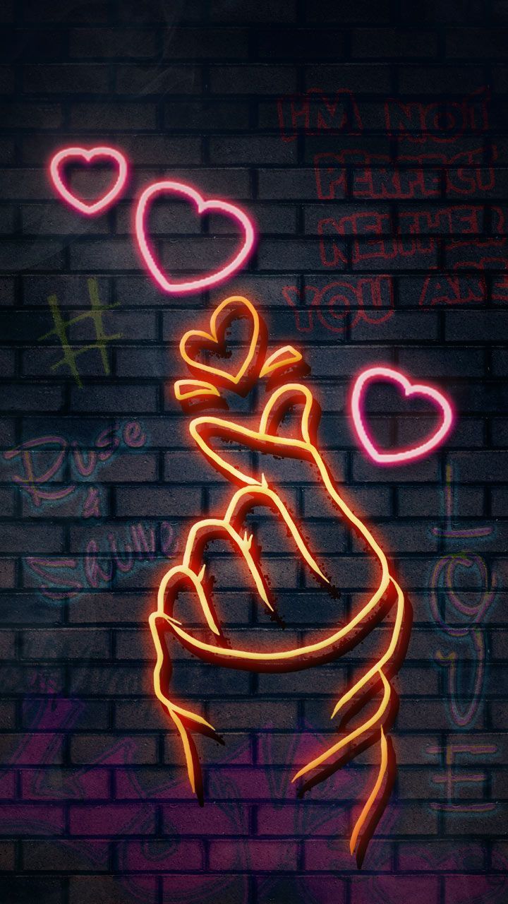 Neon Love Wallpapers Wallpaper Cave