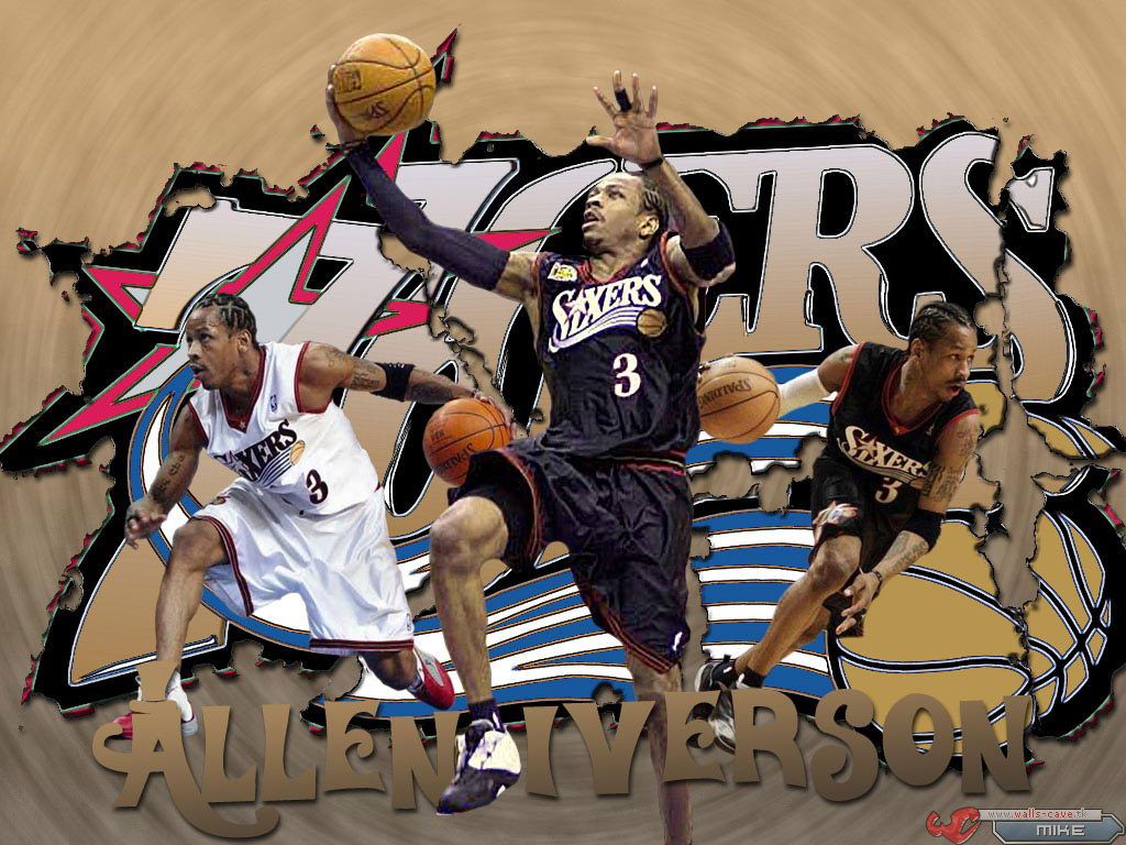Allen Iverson Cartoon Wallpapers Wallpaper Cave