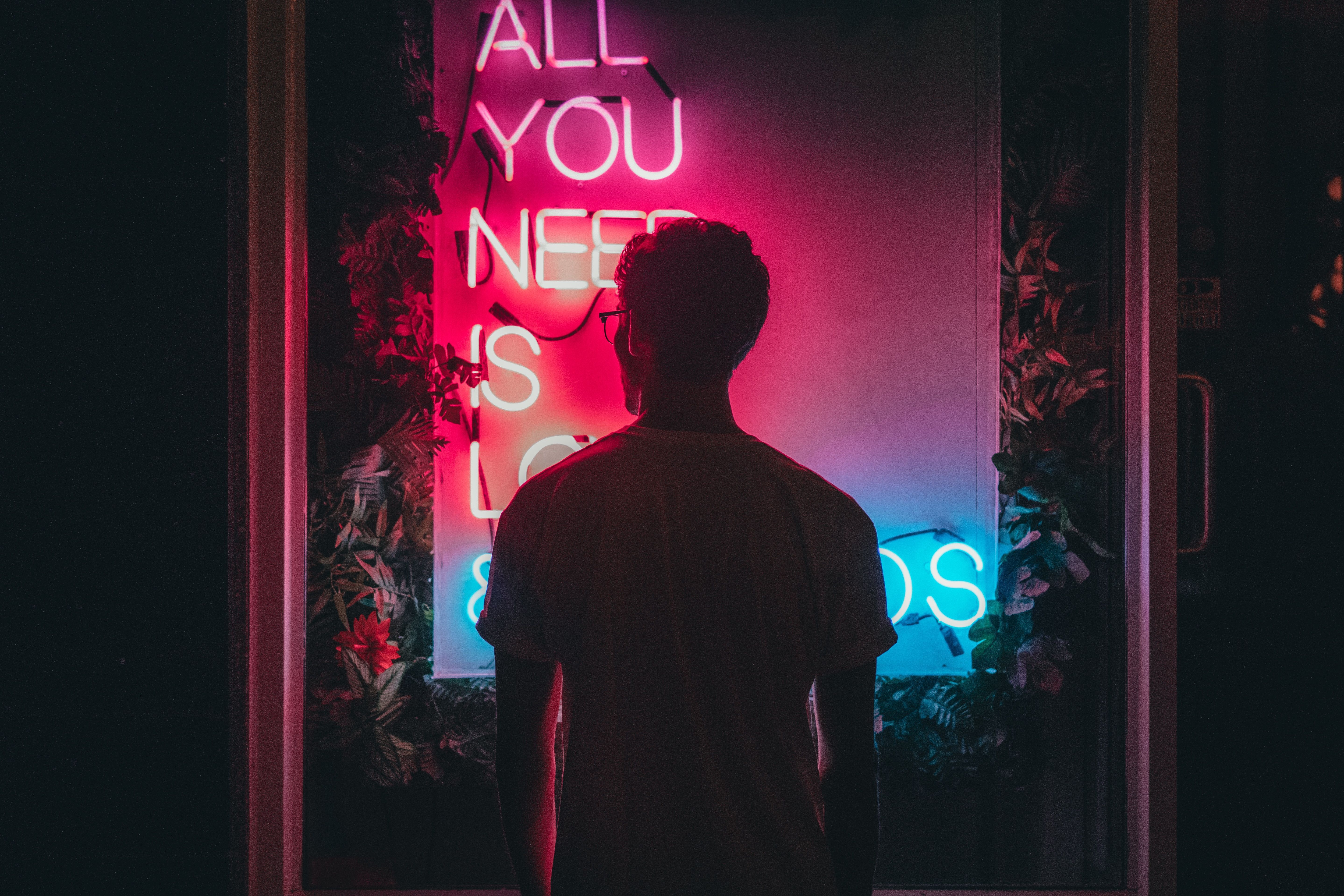 Neon Love Wallpapers Wallpaper Cave