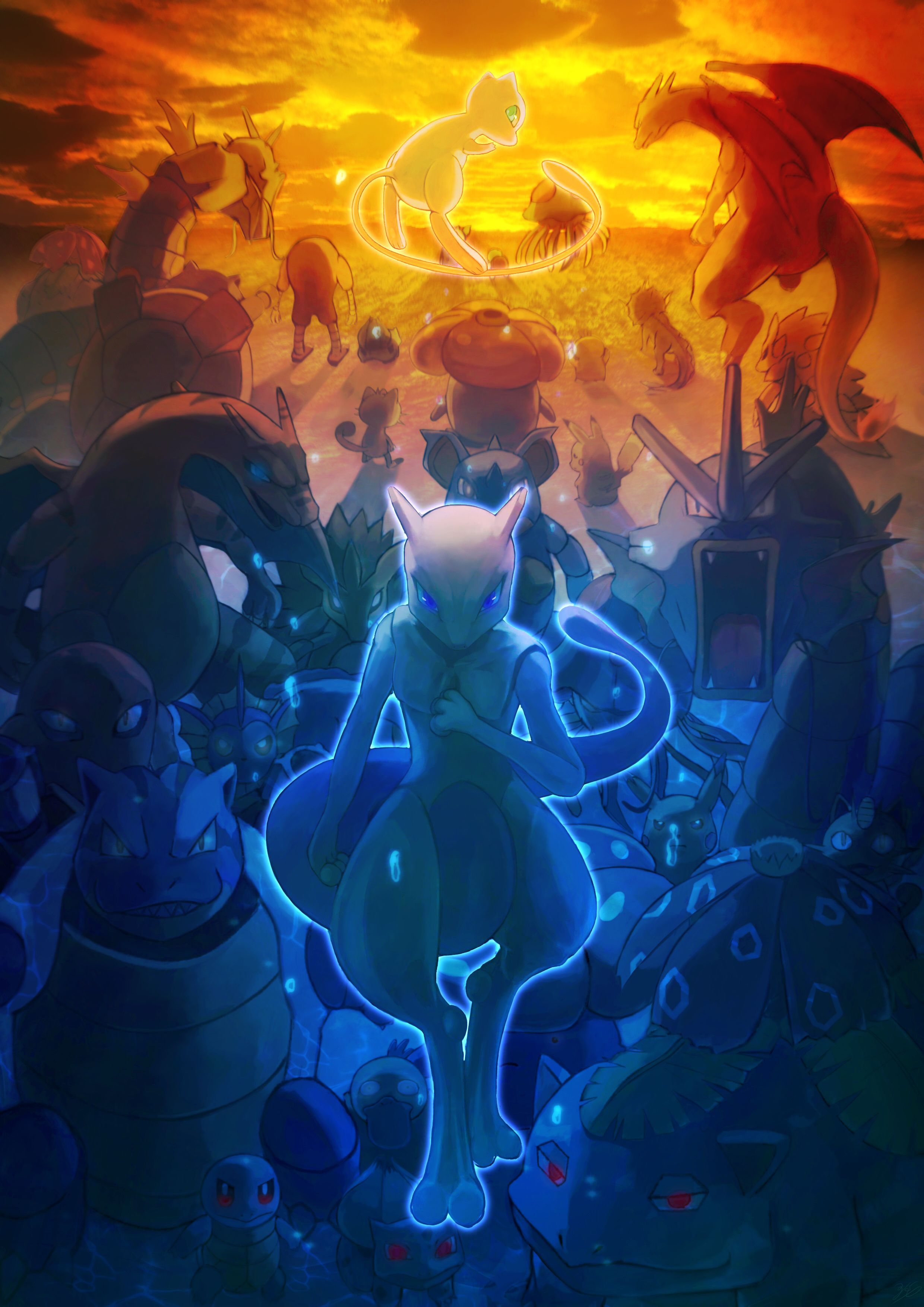 Mew And Mewtwo Wallpapers Wallpaper Cave