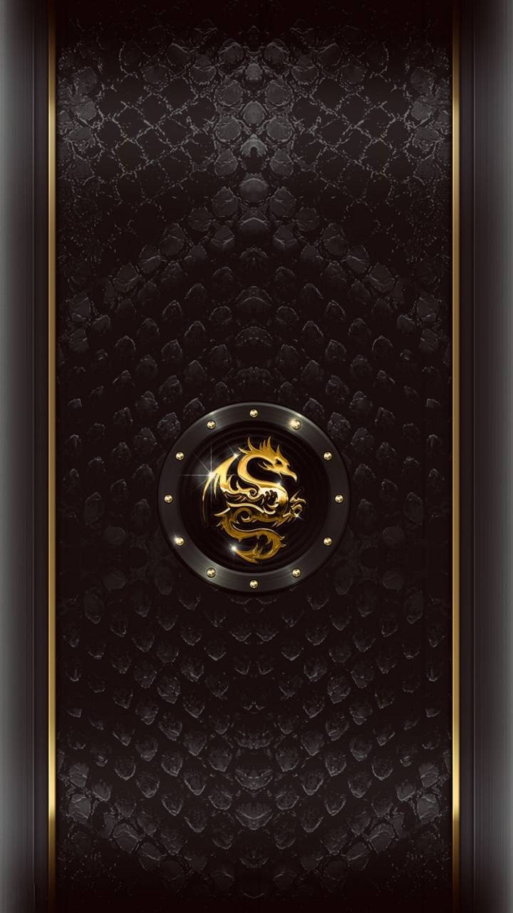 Gold And Black Dragon Wallpapers Wallpaper Cave