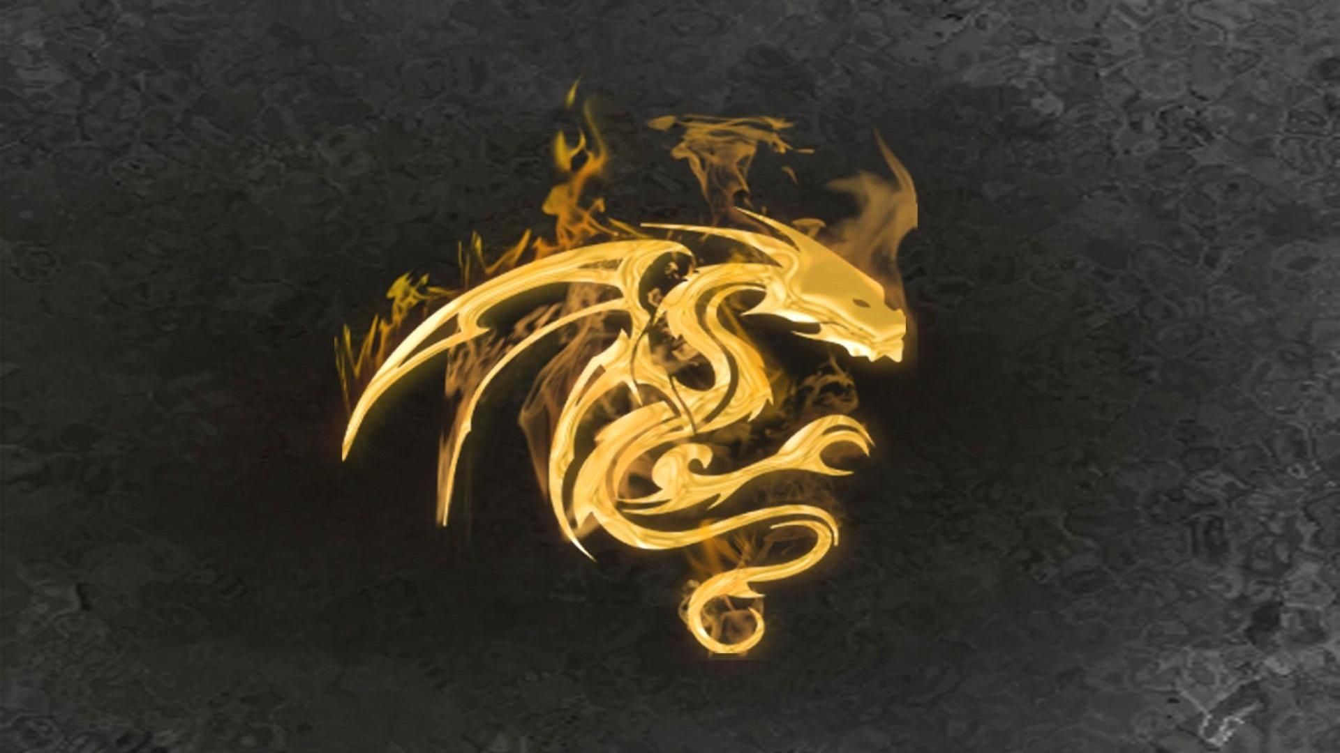 Gold And Black Dragon Wallpapers Wallpaper Cave