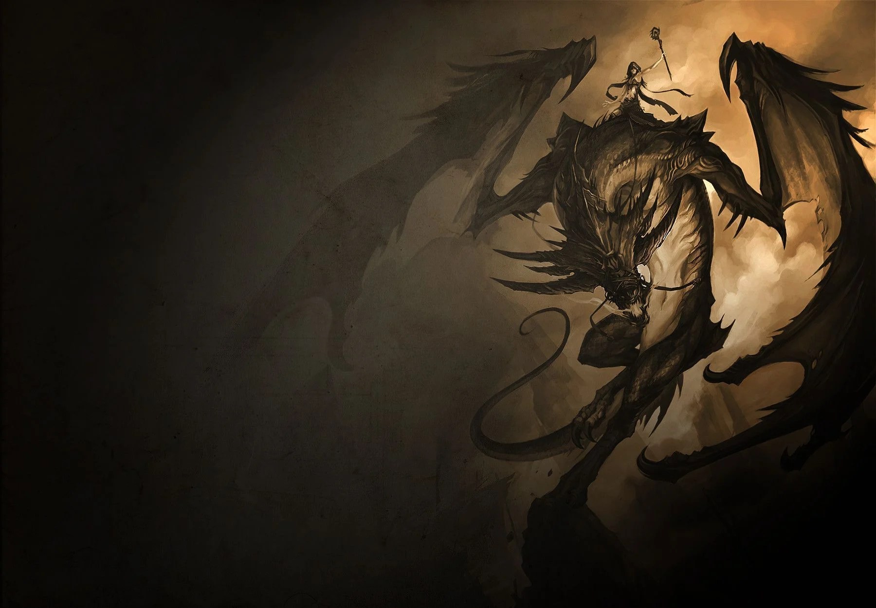 Gold And Black Dragon Wallpapers Wallpaper Cave