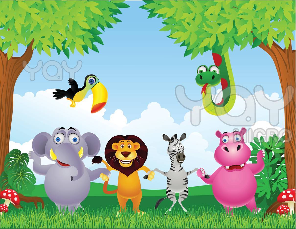 Animals Cartoon Wallpapers Wallpaper Cave