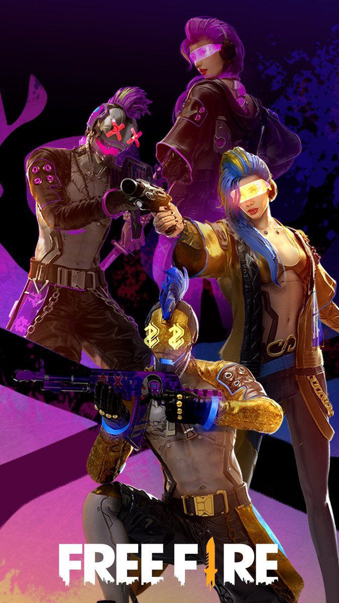 Arctic Blue Bundle Free Fire Wallpaper Free fire arctic blue bundle