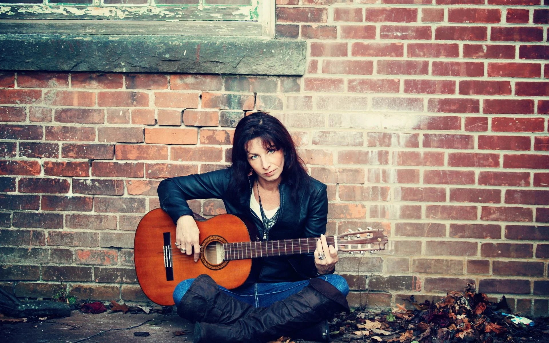 Girl With Guitar Wallpapers Wallpaper Cave