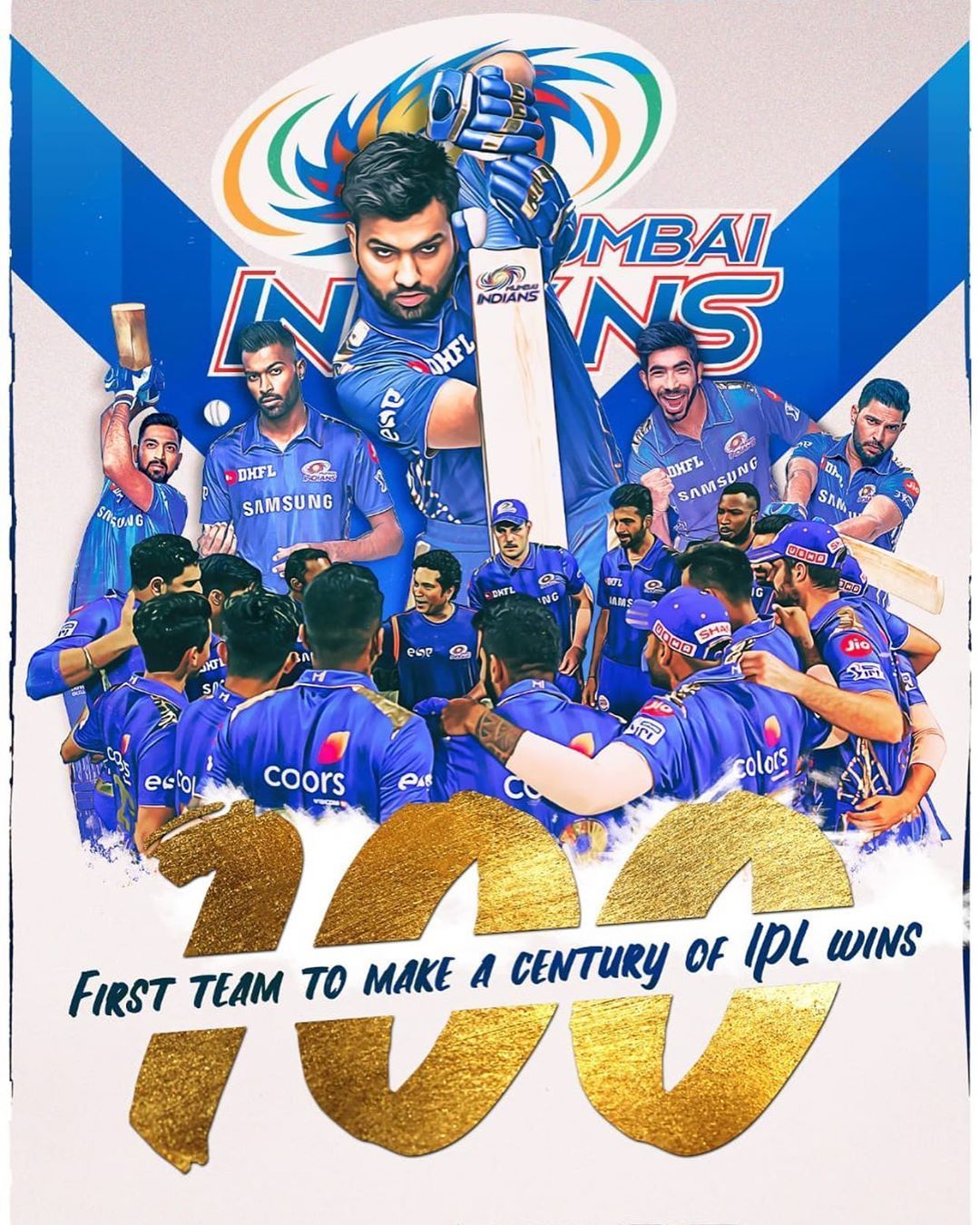 Mumbai Indians Team 2021 Wallpapers Wallpaper Cave
