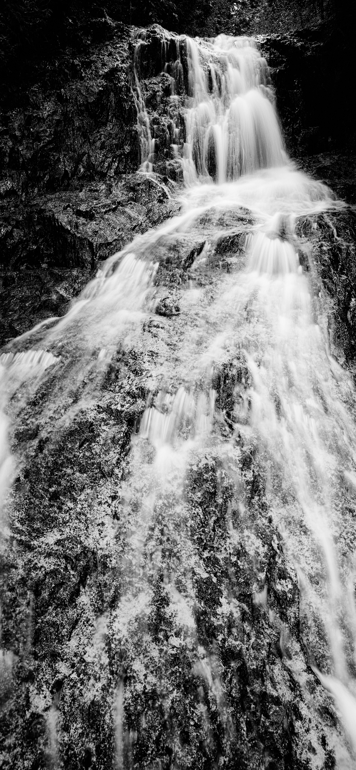 Black And White Waterfall Wallpapers Wallpaper Cave