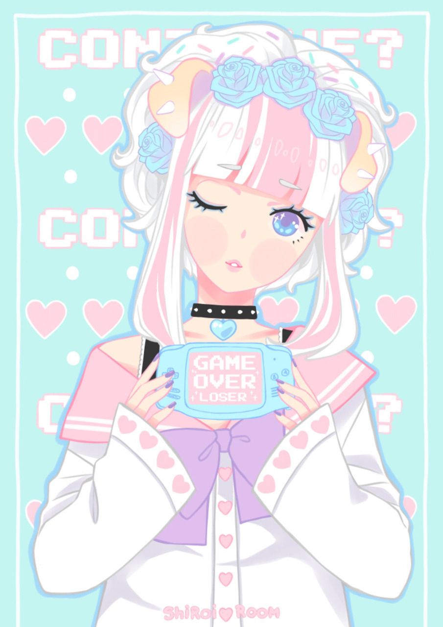 Pastel Gamer Girl Wallpapers Wallpaper Cave