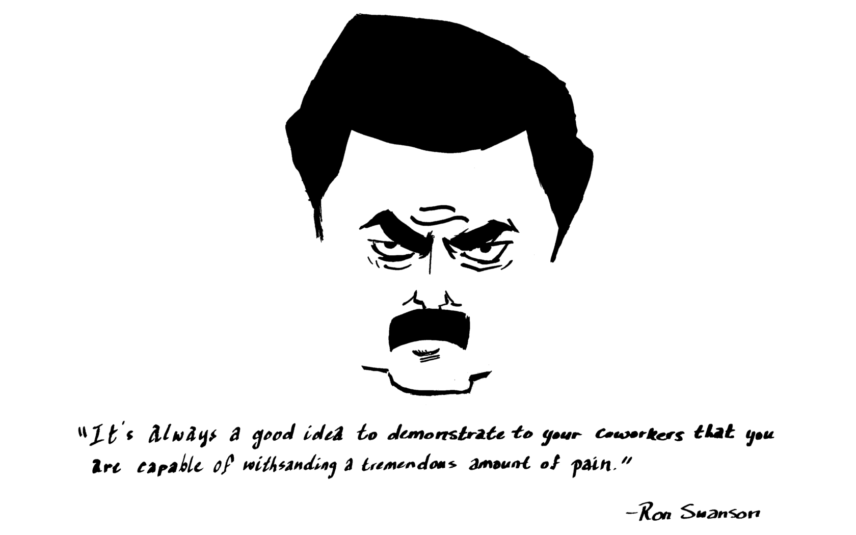 Ron Swanson Wallpapers Wallpaper Cave