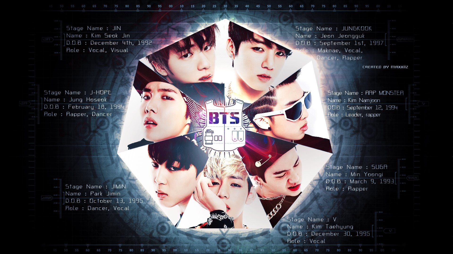BTS Name Wallpapers Wallpaper Cave