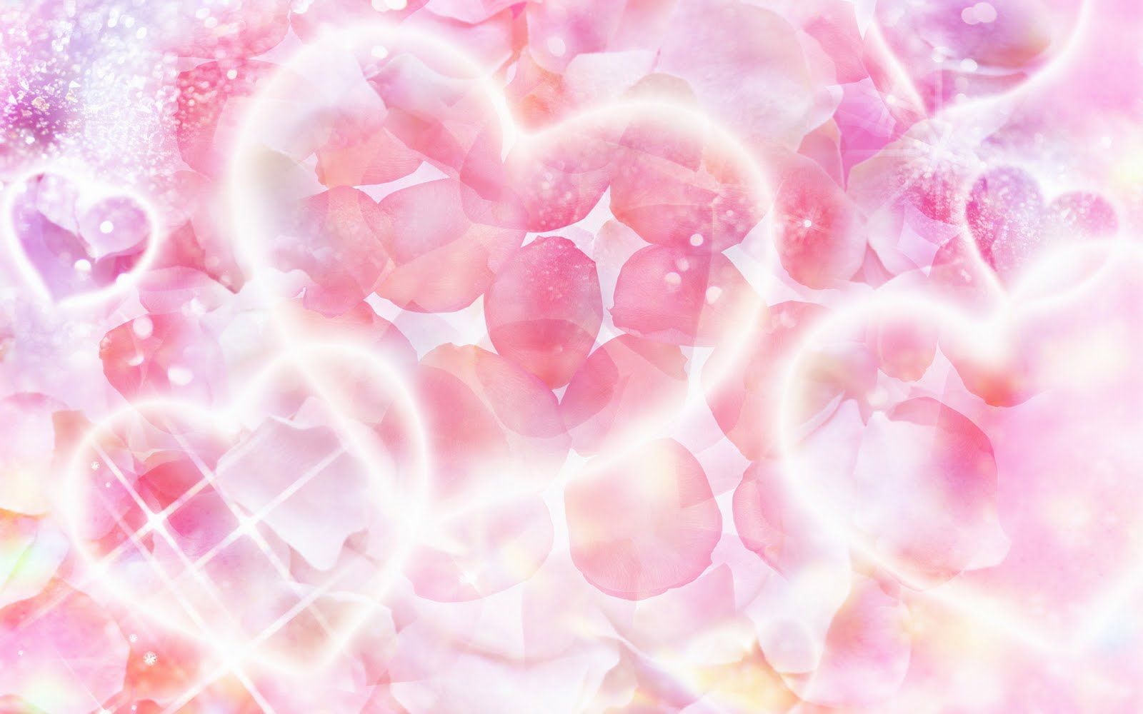 Pink Heart Flower Wallpapers Wallpaper Cave