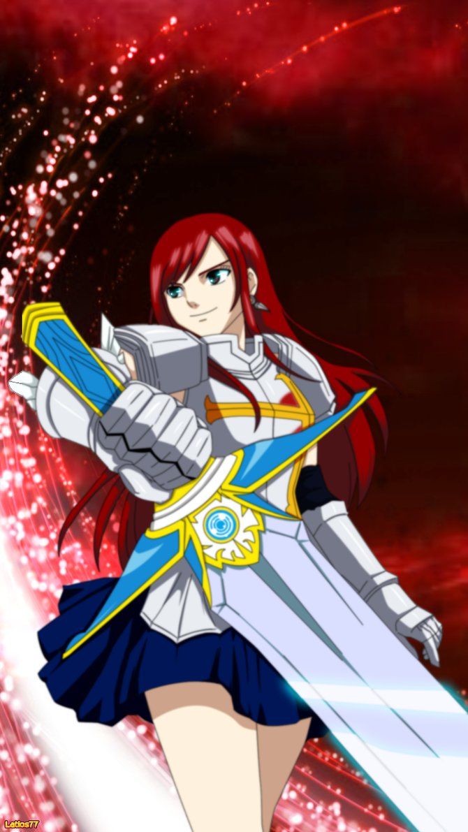 Erza Scarlet iPhone Wallpapers Wallpaper Cave