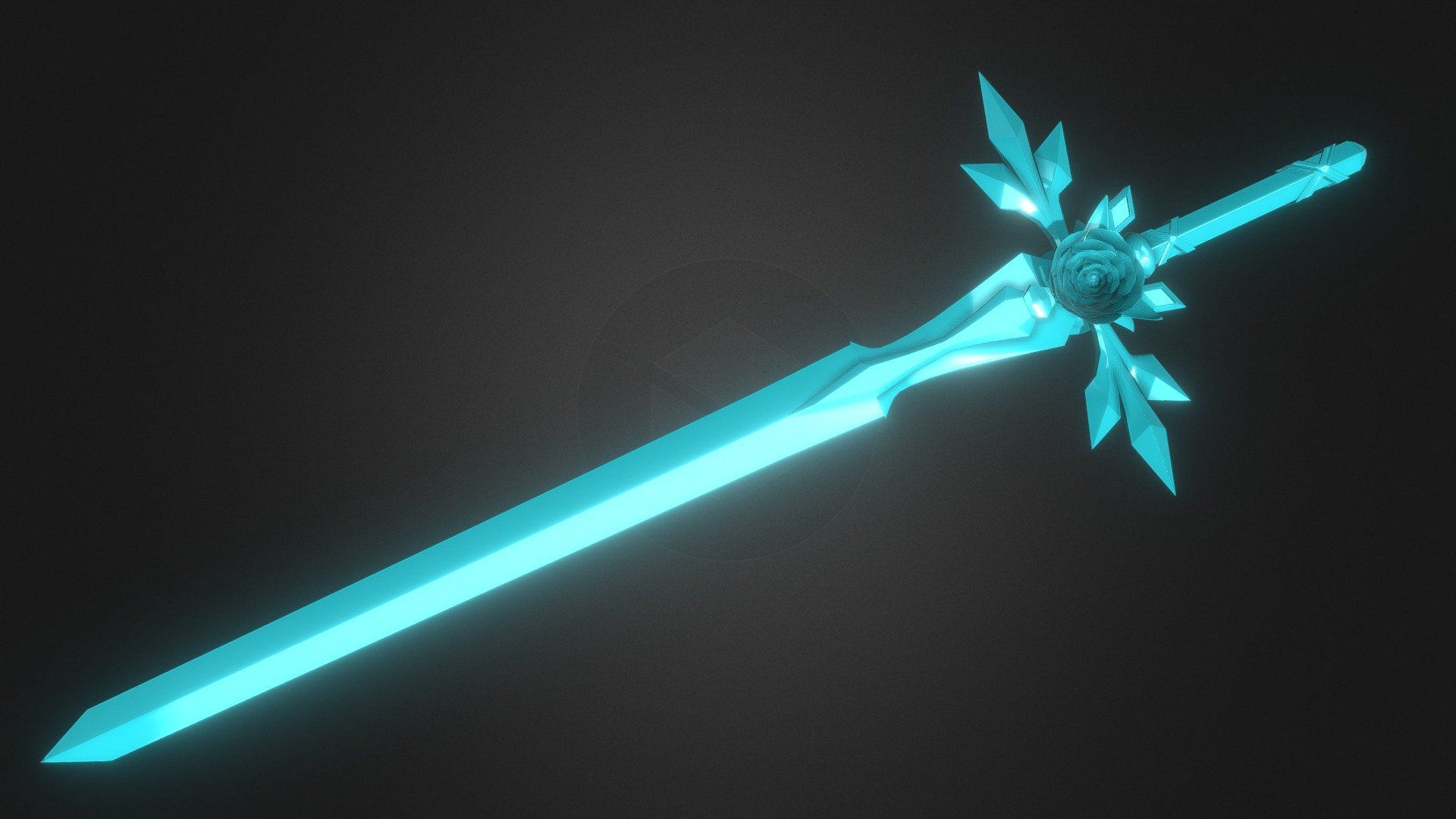 Blue Rose Sword Wallpapers Wallpaper Cave