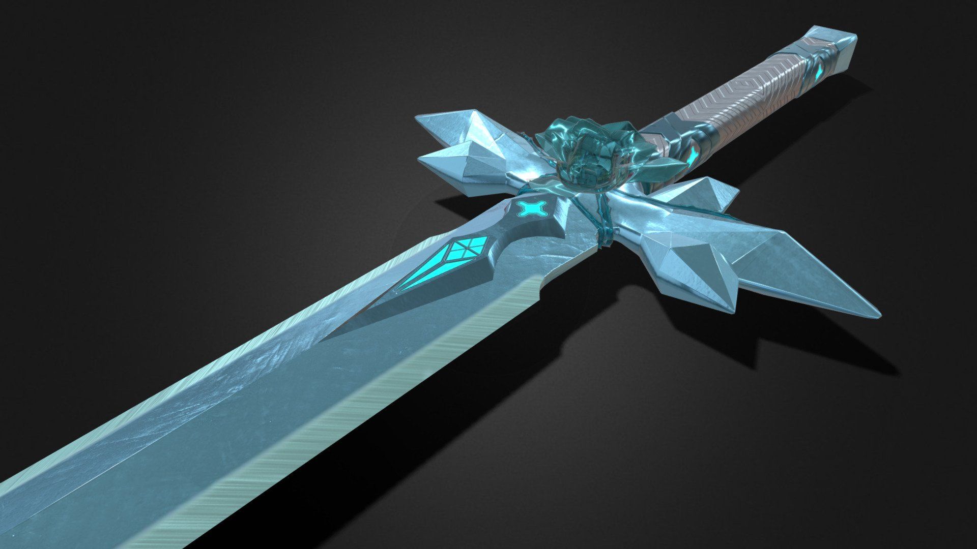 Blue Rose Sword Wallpapers Wallpaper Cave