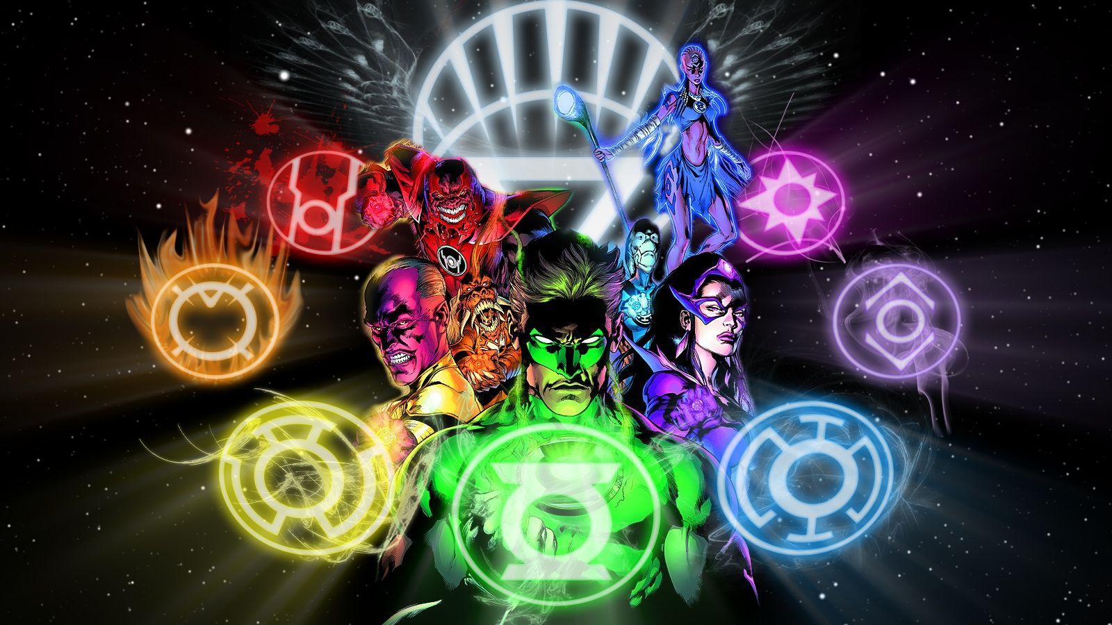 Violet Lantern Corps Desktop Wallpapers Wallpaper Cave
