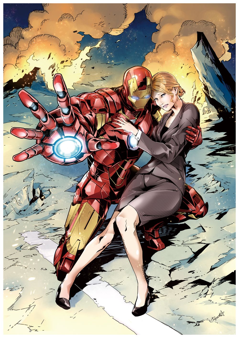 Iron Man And Pepper Potts Wallpapers Wallpaper Cave