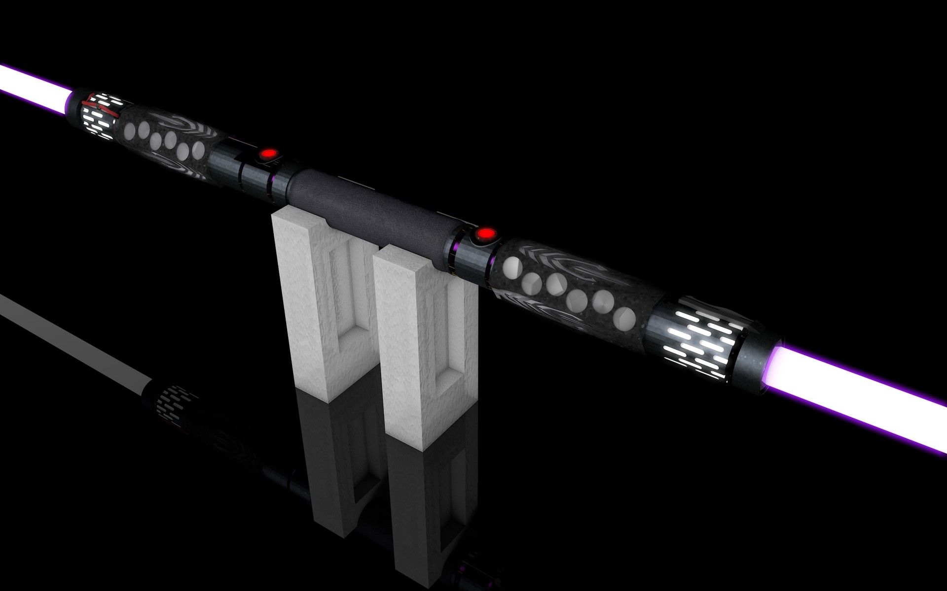 Double Bladed Lightsaber Wallpapers Wallpaper Cave