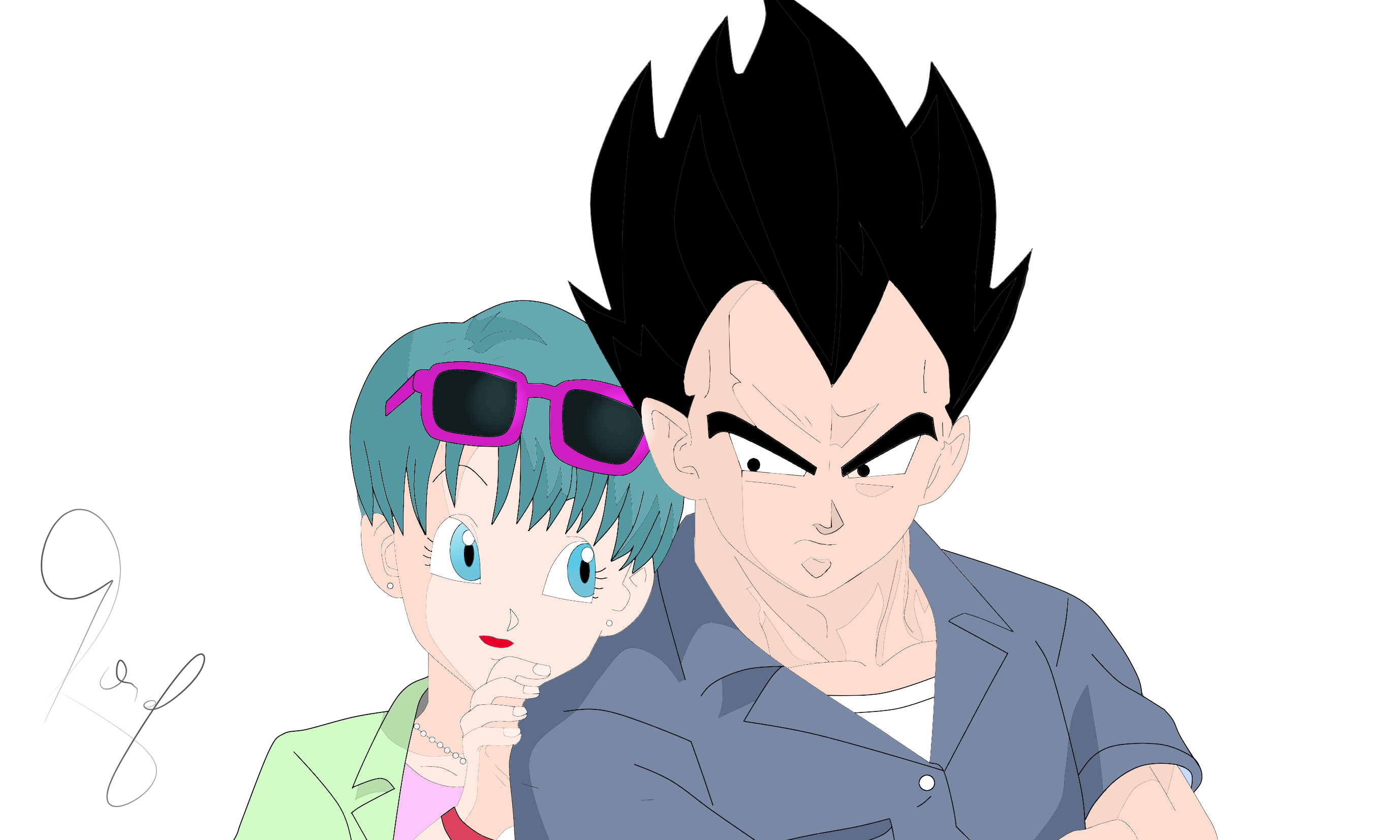 Vegeta And Bulma Wallpapers Wallpaper Cave