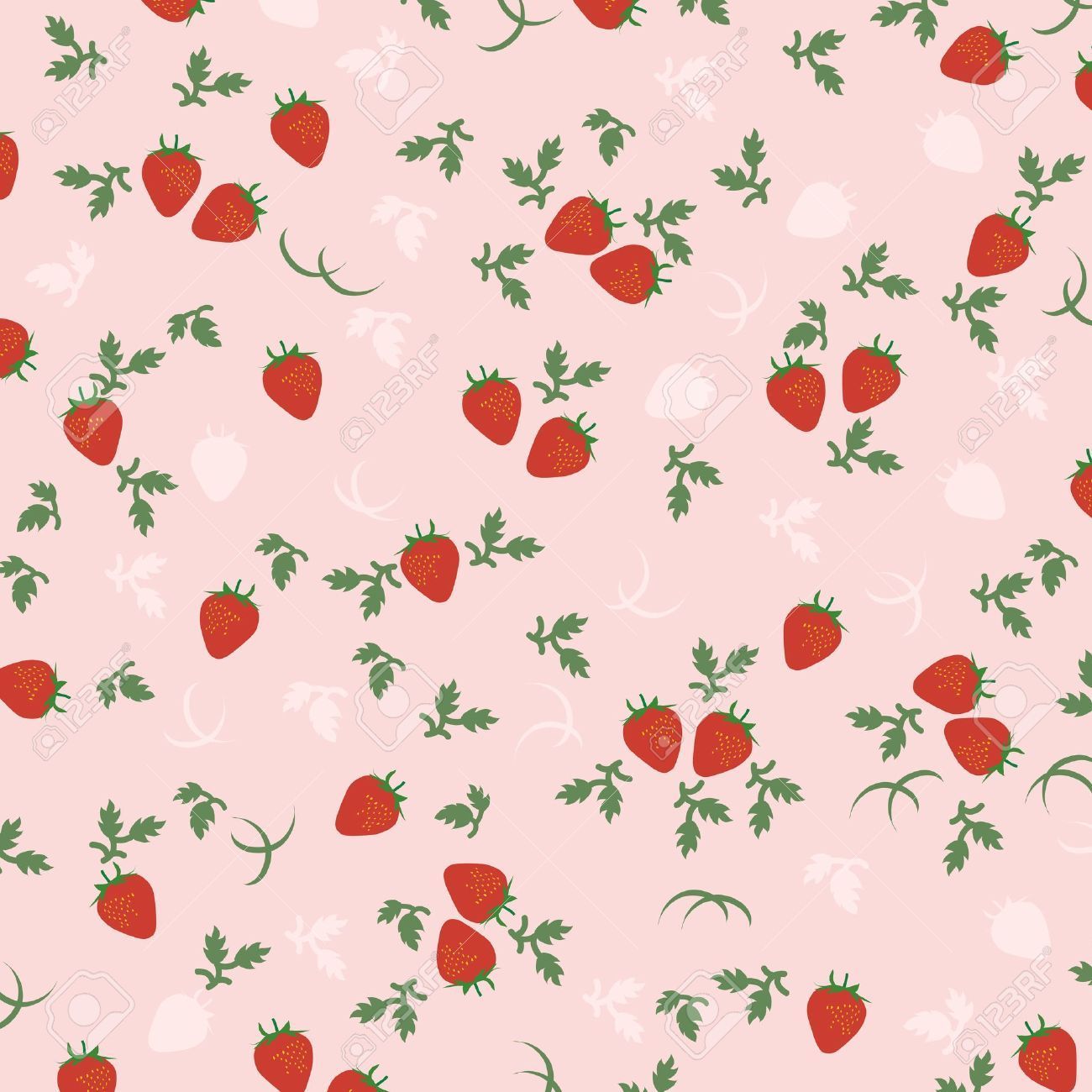 Cute Aesthetic Strawberry Wallpapers Wallpaper Cave