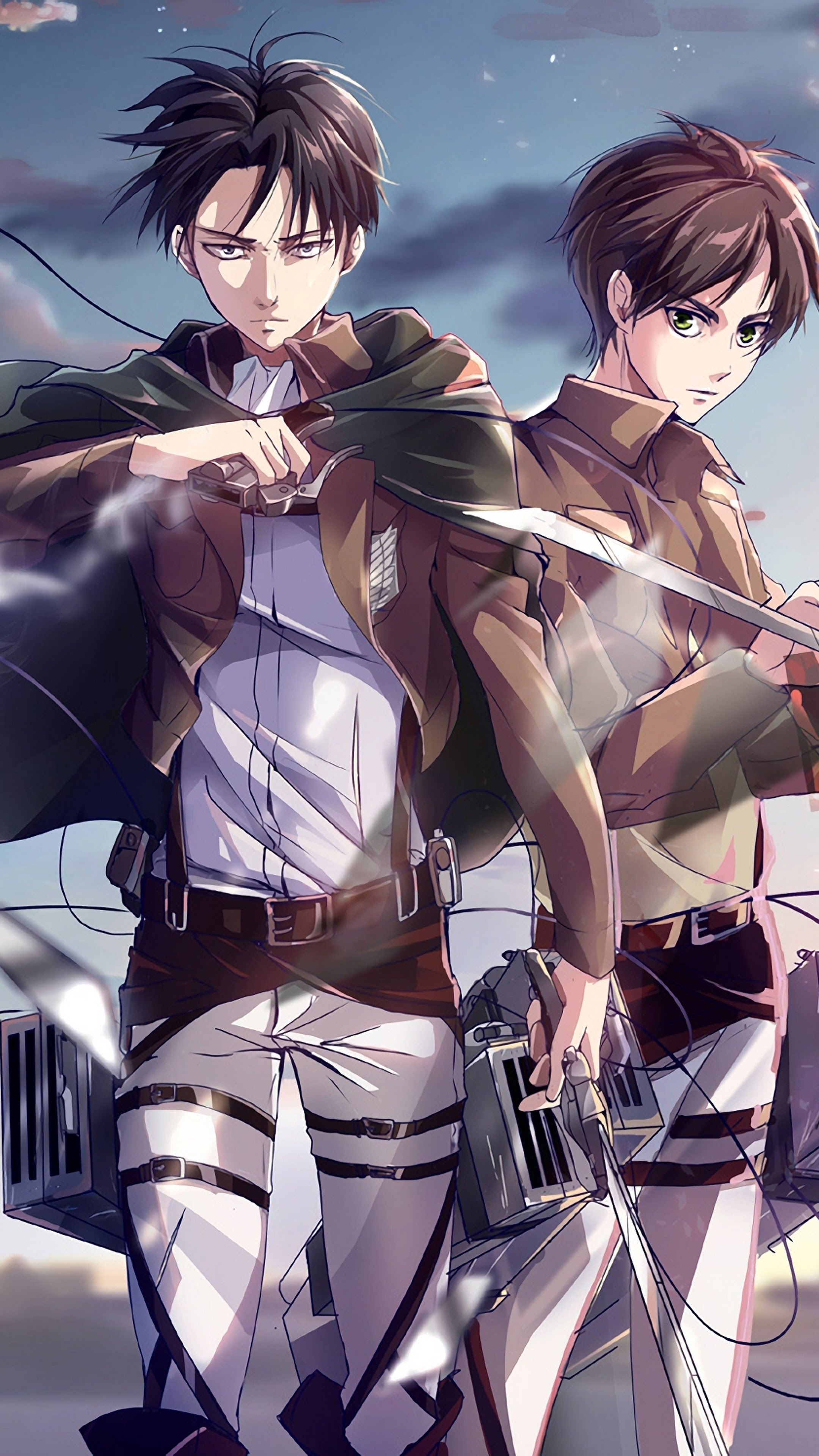 Levi X Eren Wallpapers Wallpaper Cave