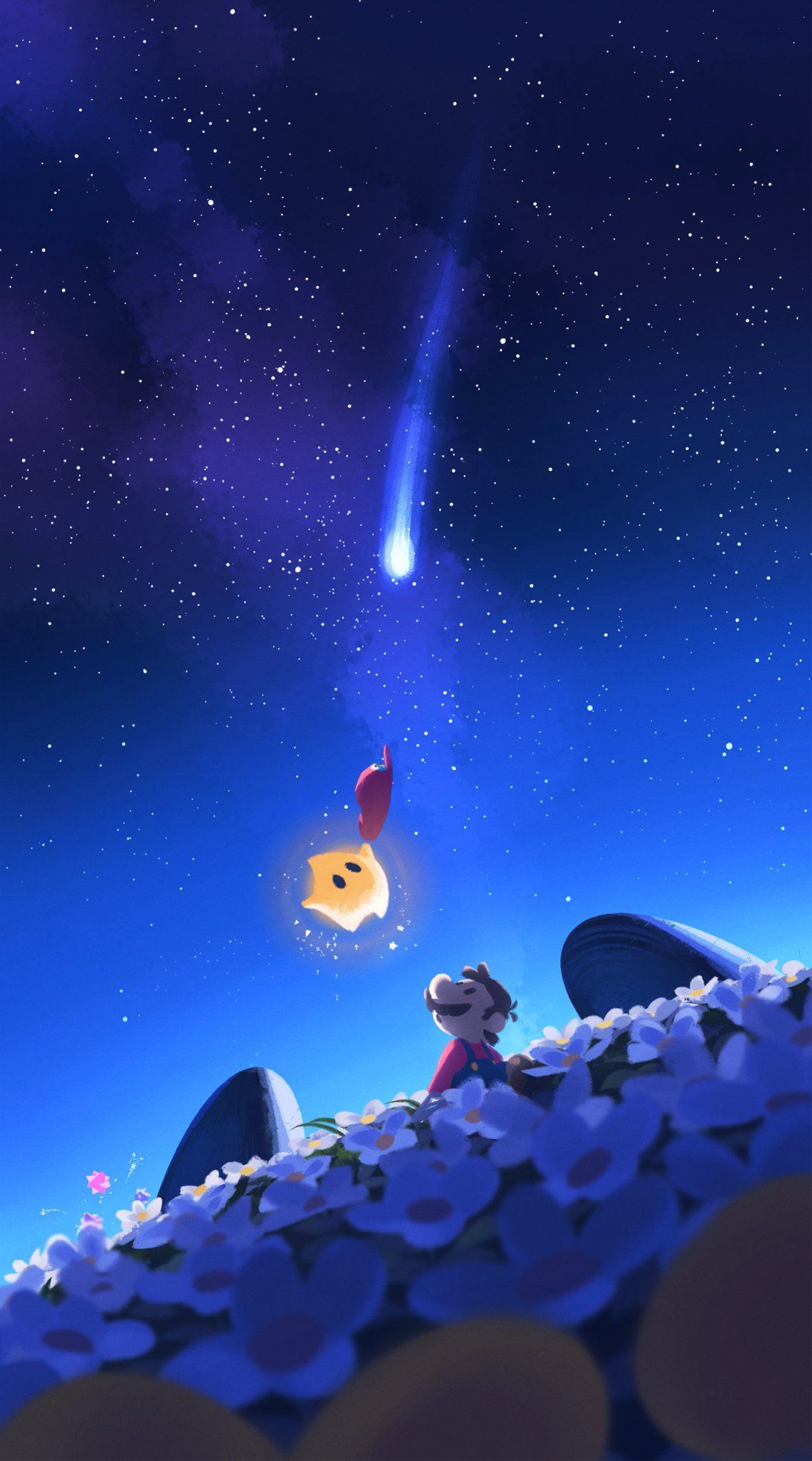 Mario Galaxy Phone Wallpapers Wallpaper Cave