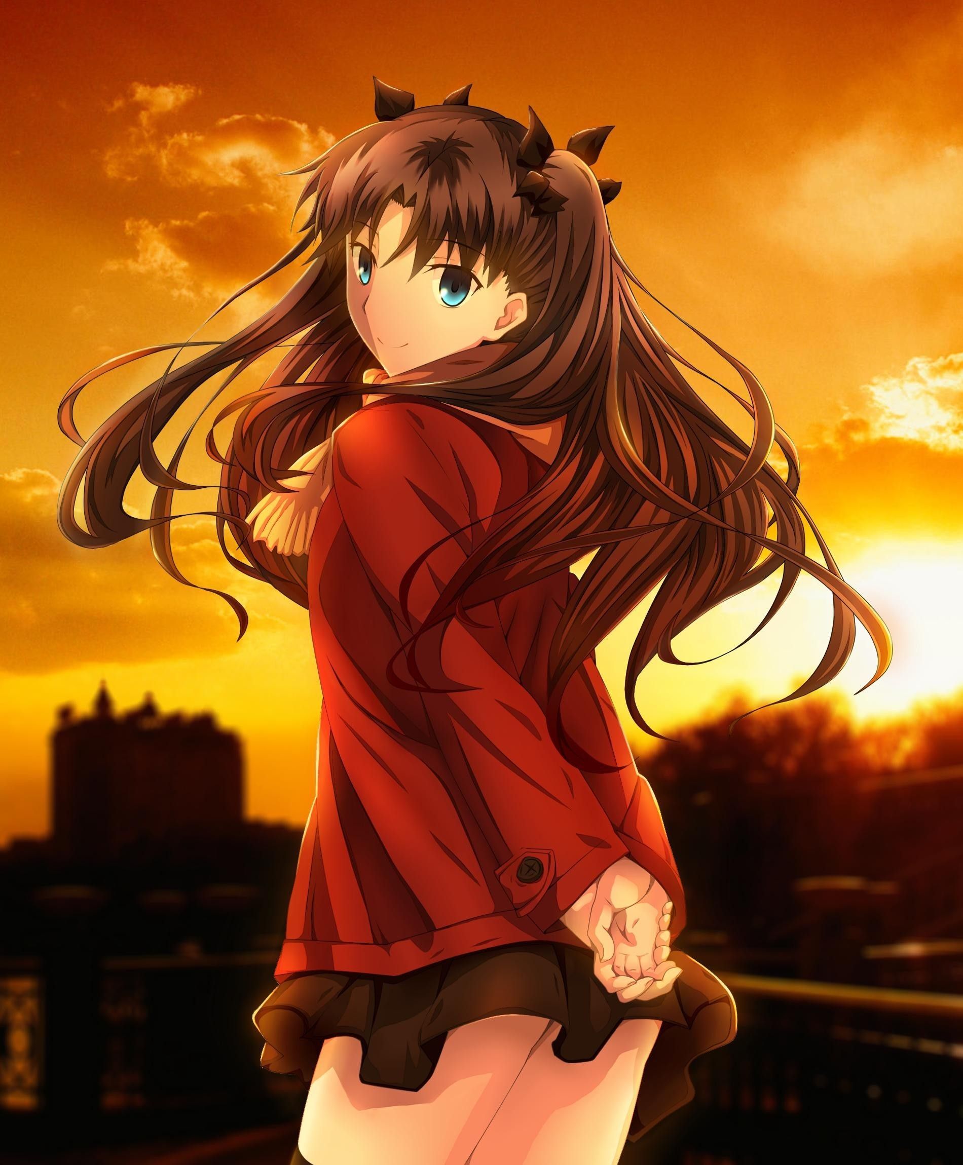 Rin Tohsaka Phone Wallpapers Wallpaper Cave