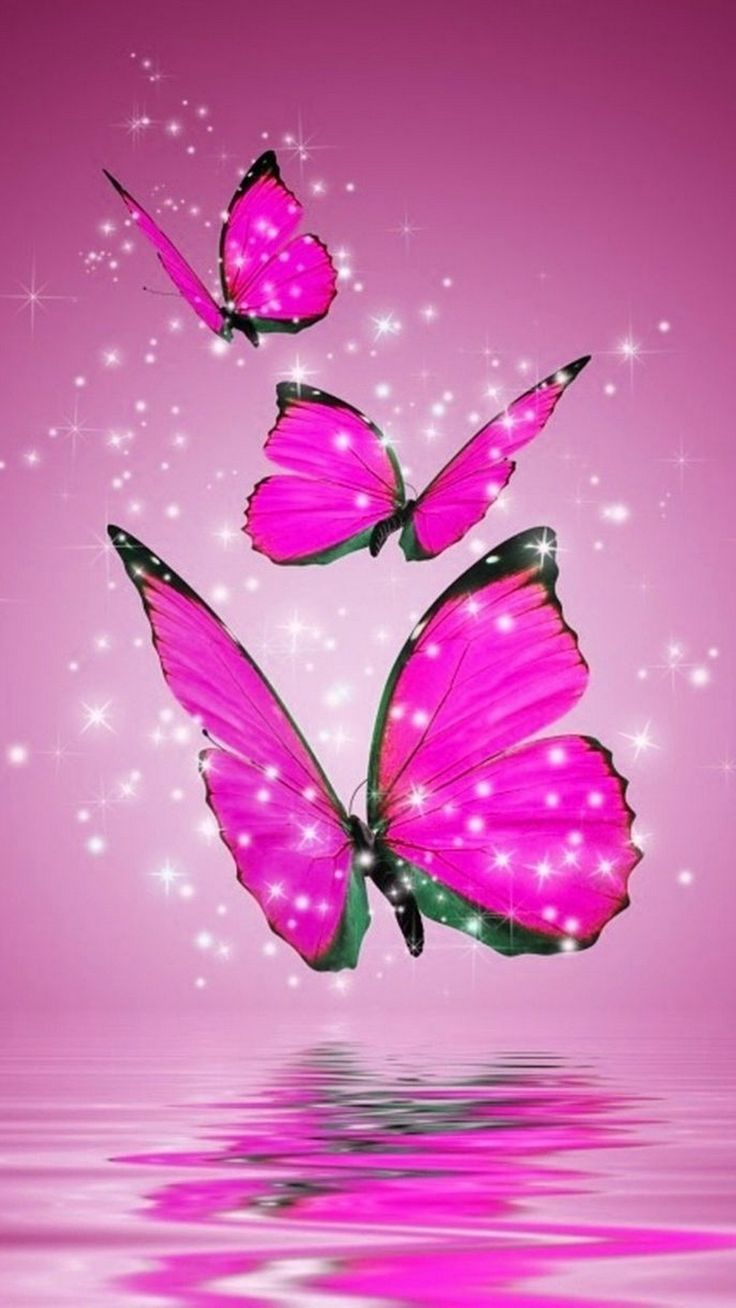 Cute Butterfly Baby Pink Wallpapers Wallpaper Cave