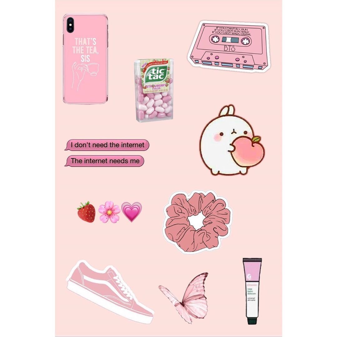 Unique Aesthetic Vsco Girl Wallpaper Pink