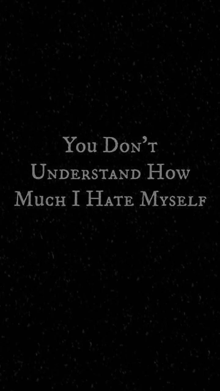 I Hate Myself Wallpapers Wallpaper Cave