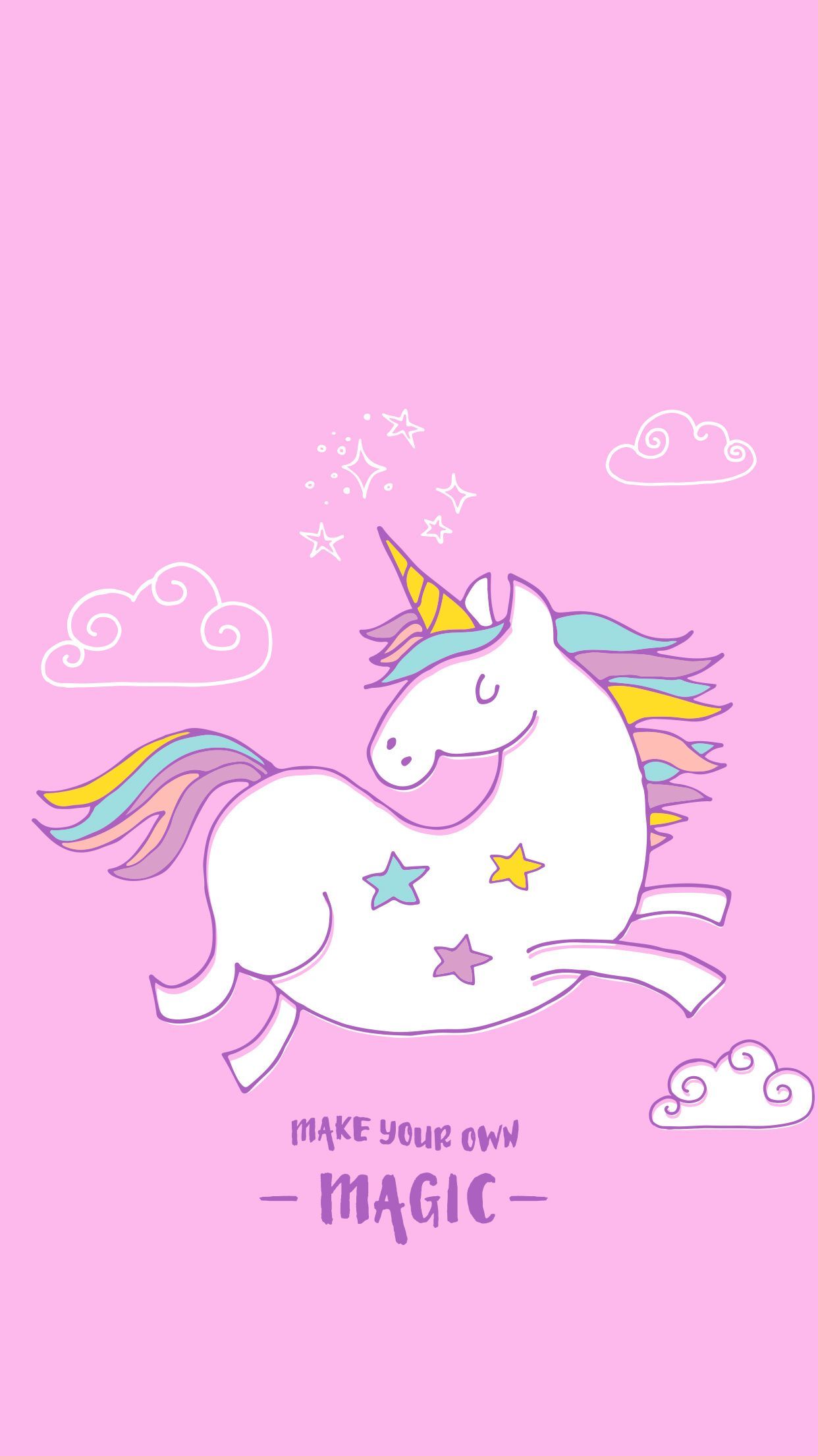 Pink Unicorn Wallpapers Wallpaper Cave