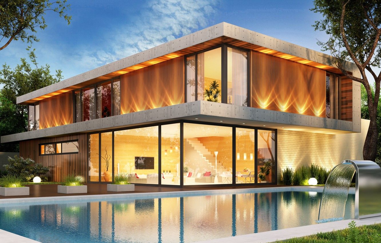 Modern Houses Wallpapers Wallpaper Cave