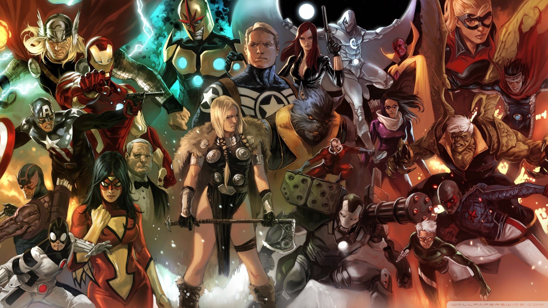 Marvel Girls Wallpapers Wallpaper Cave
