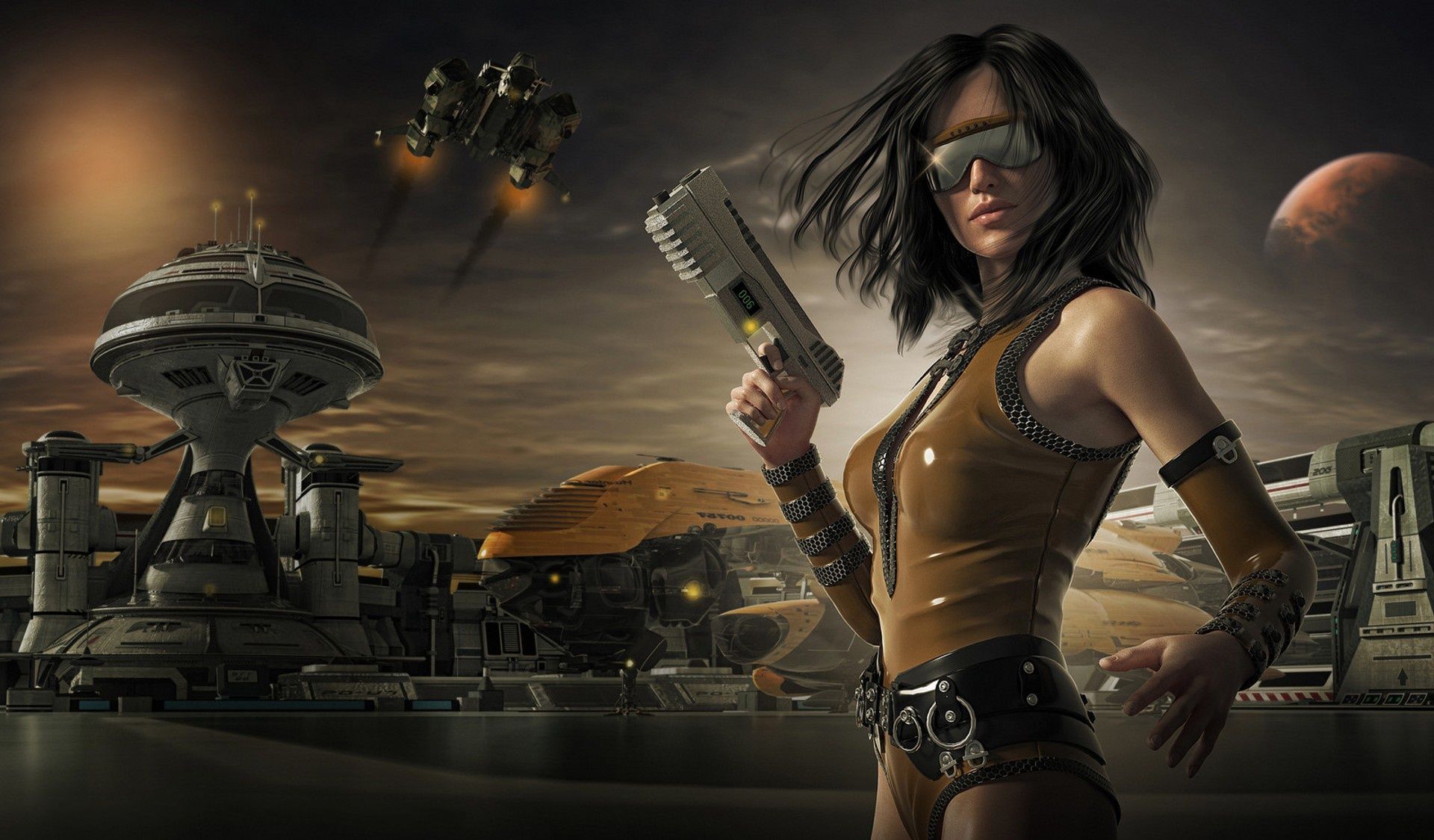 Scifi Girl Wallpapers Wallpaper Cave