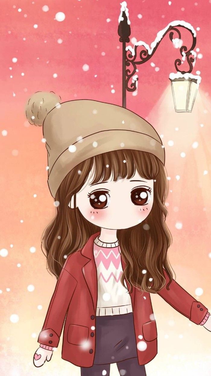 Cute Cartoon Korean Girl Wallpapers Wallpaper Cave