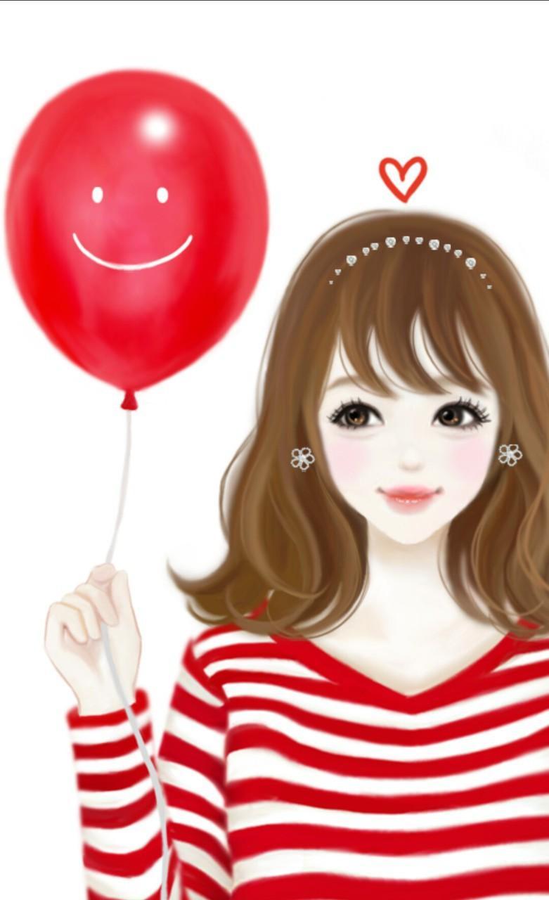 Cute Cartoon Korean Girl Wallpapers Wallpaper Cave