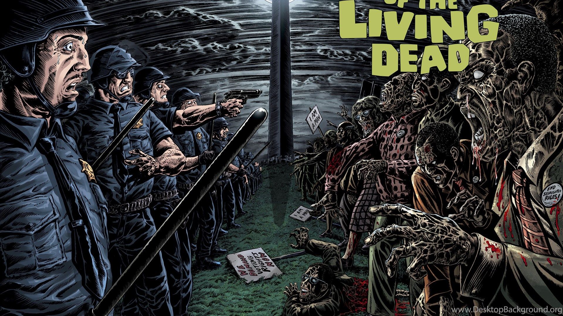 Night Of The Living Dead Wallpapers Wallpaper Cave