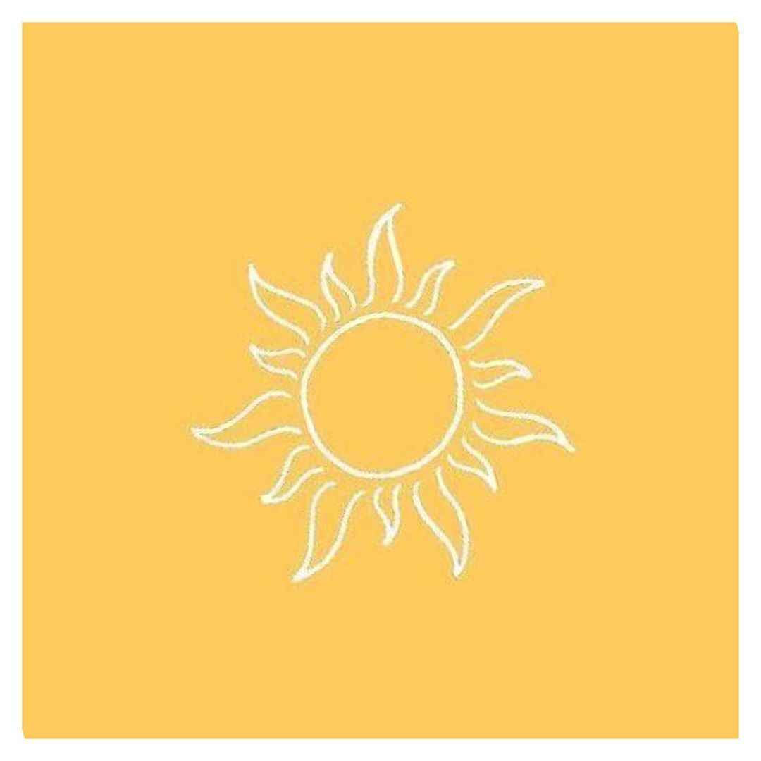 Yellow Sun Wallpaper Aesthetic