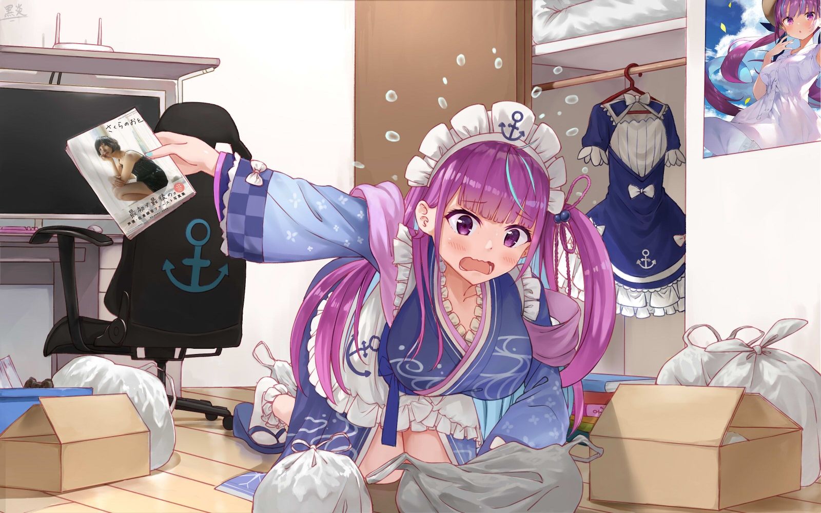 Minato Aqua Wallpapers Wallpaper Cave