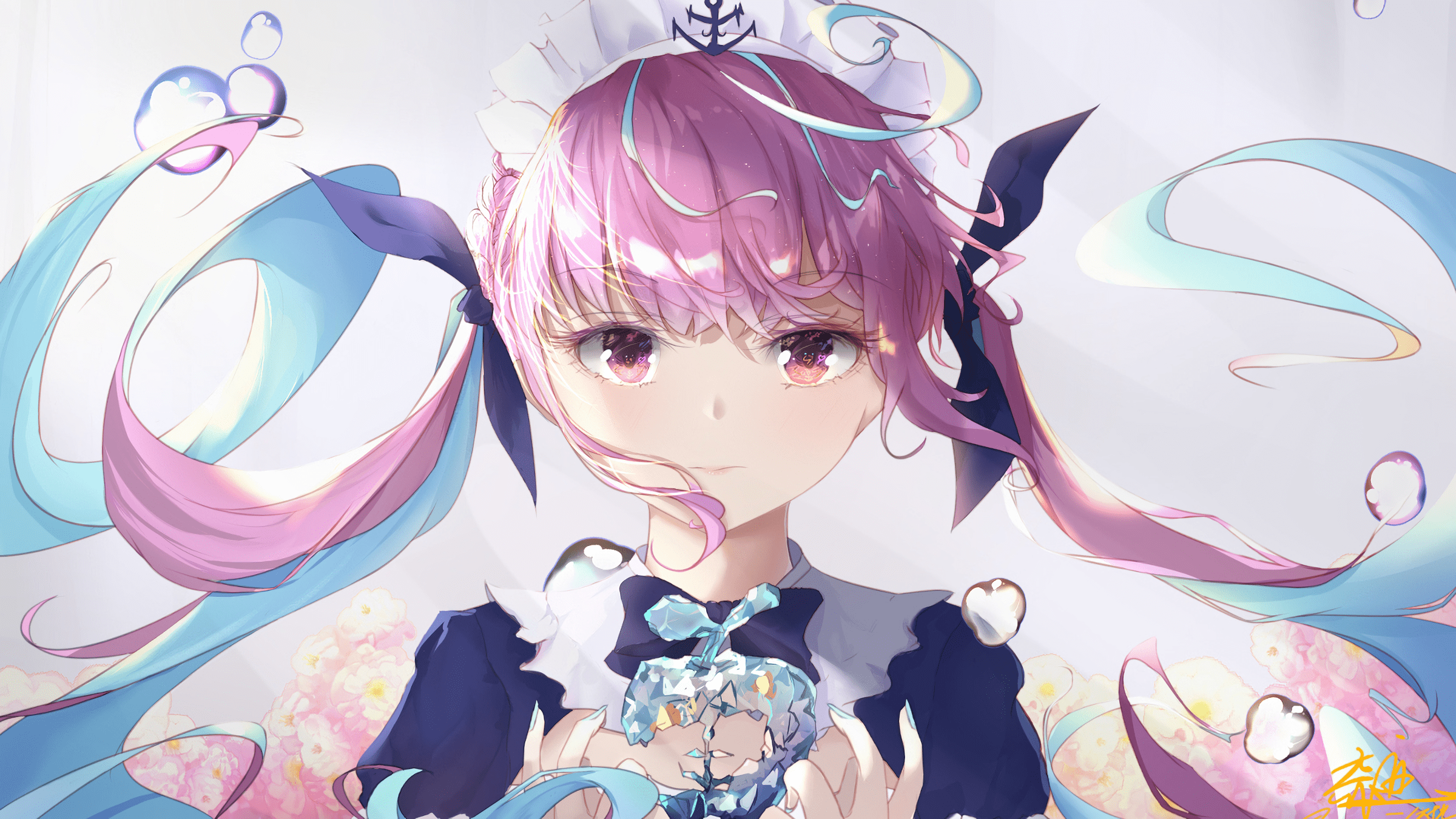 Minato Aqua Wallpapers Wallpaper Cave