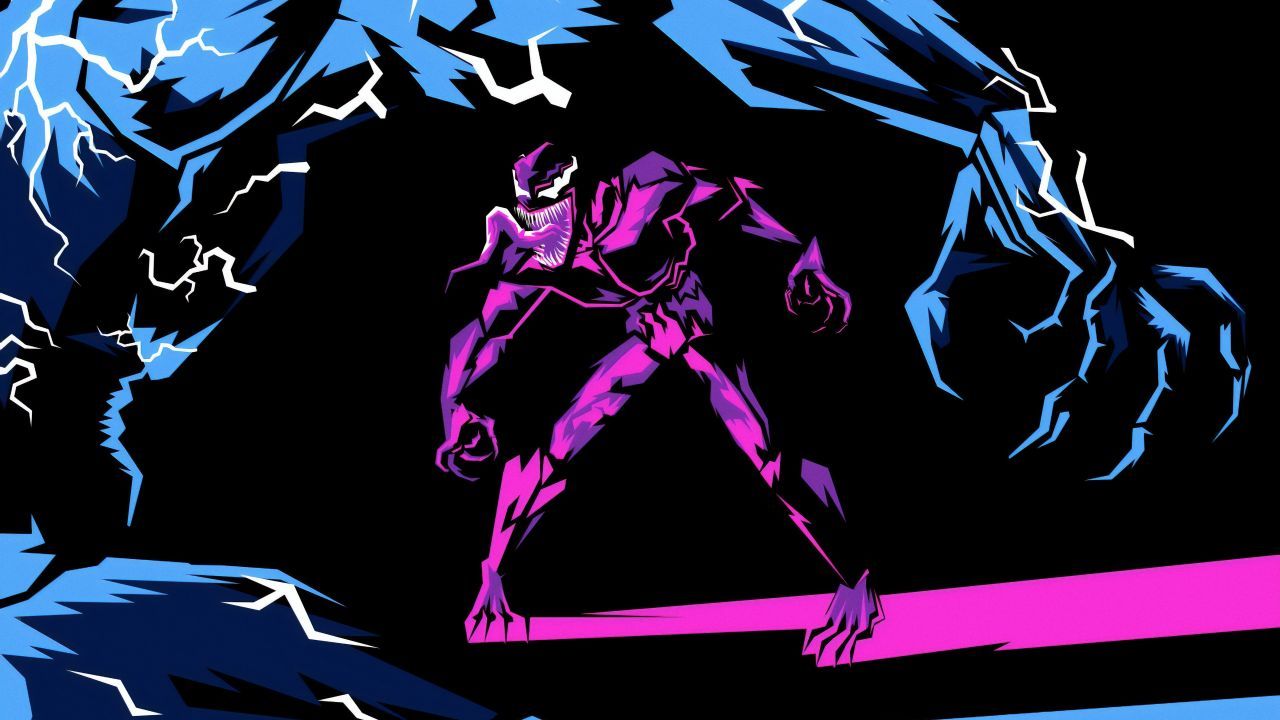 Venom Neon Wallpapers Wallpaper Cave
